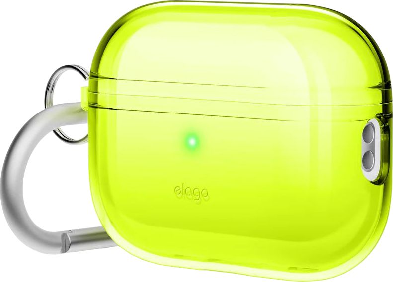 Чохол Elago Clear Hang Case Neon Yellow for Airpods Pro 2nd Gen (EAPP2CL-HANG-NYE)